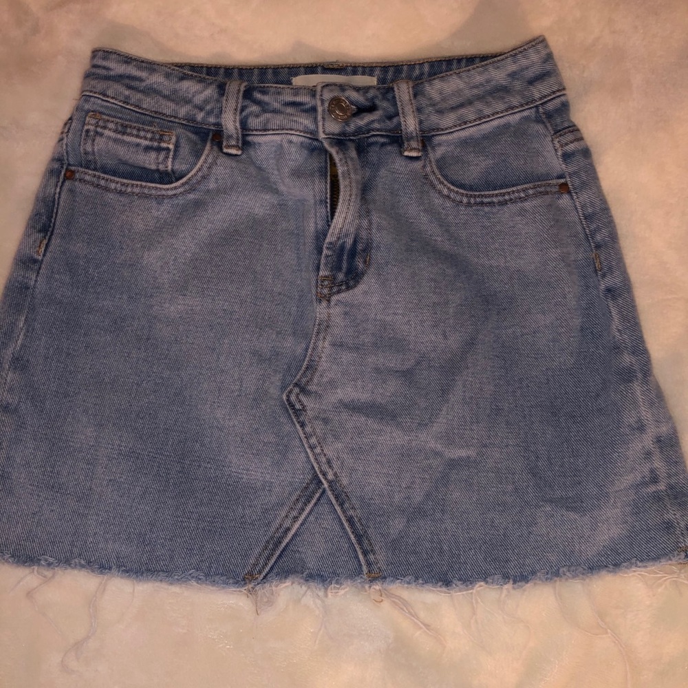 jean skirt